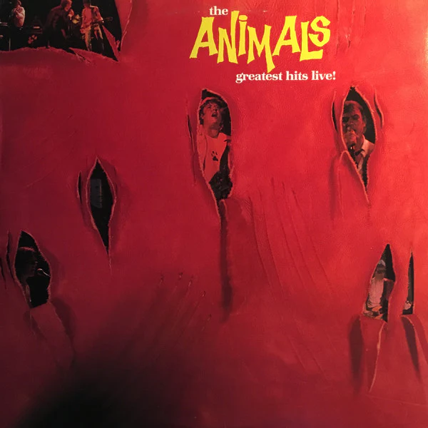 The Animals – Greatest Hits Live! (VG+/VG+) – LP, AU 1988