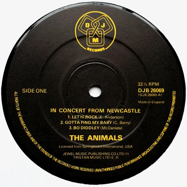 The Animals – In Concert From Newcastle (VG+/VG+) – LP, UK 1976 - Image 3