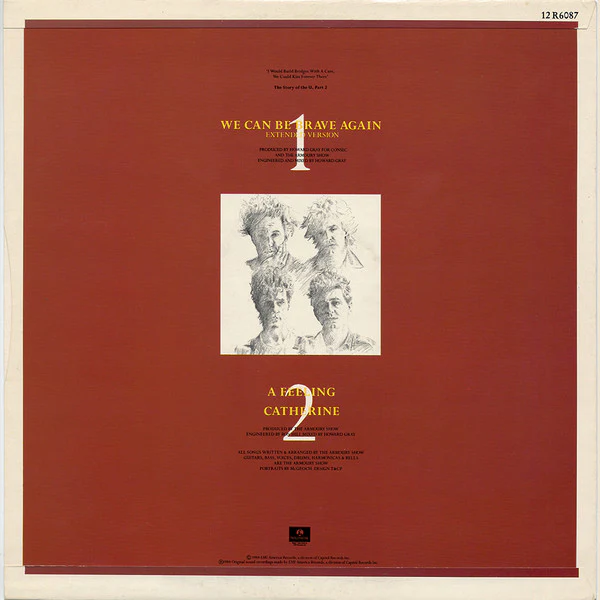 The Armoury Show – We Can Be Brave Again (Extended Version) (VG+/VG+) – 12", UK 1984 - Image 2