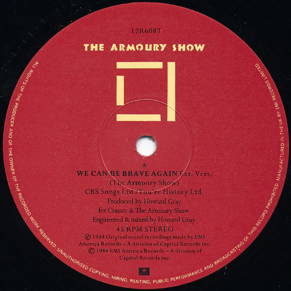 The Armoury Show – We Can Be Brave Again (Extended Version) (VG+/VG+) – 12", UK 1984 - Image 3
