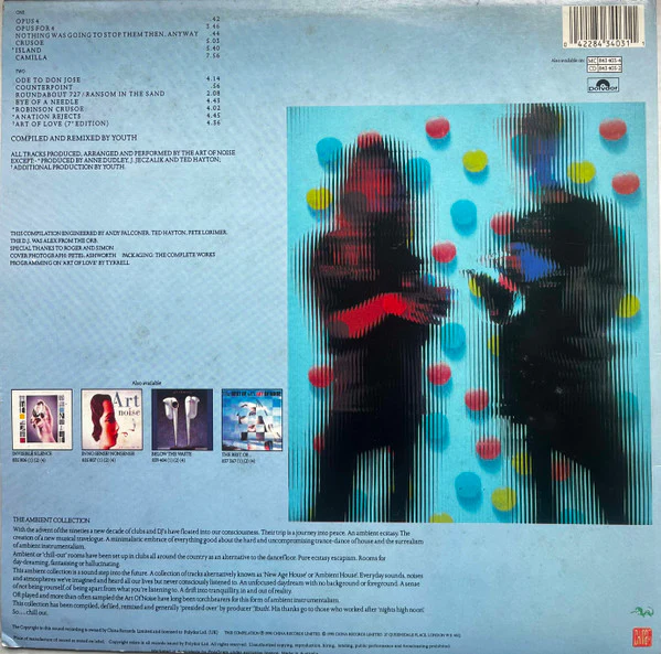 The Art Of Noise – The Ambient Collection (VG+/VG+) – LP, AU 1990 - Image 2