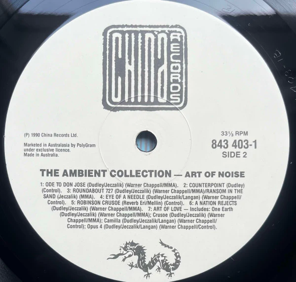 The Art Of Noise – The Ambient Collection (VG+/VG+) – LP, AU 1990 - Image 4