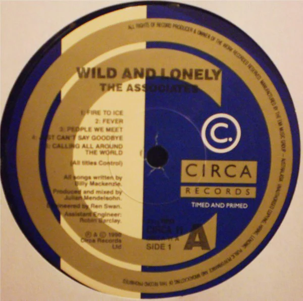 The Associates – Wild And Lonely (VG+/VG+) – LP, Australasia 1990 - Image 2