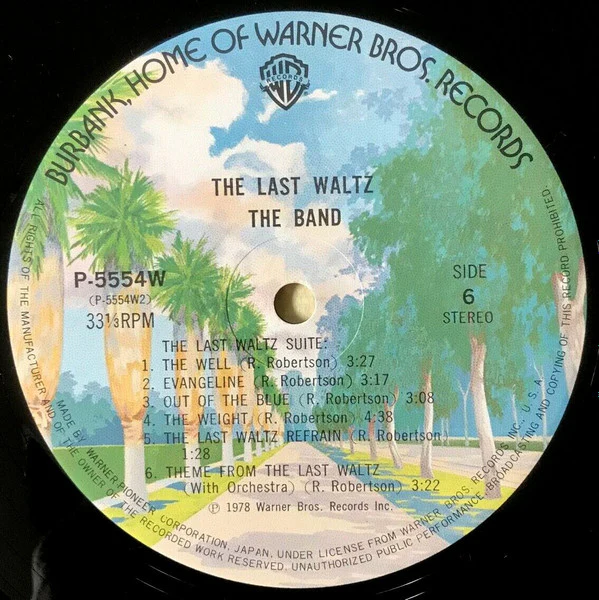 The Band – The Last Waltz (E/VG+) – 3xLP, JP 1978, With OBI - Image 8