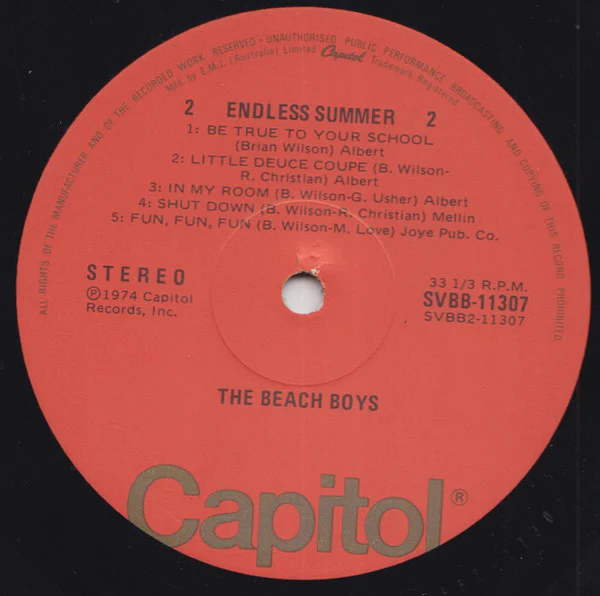 The Beach Boys – Endless Summer (VG/VG) – 2xLP, AU 1974 - Image 6