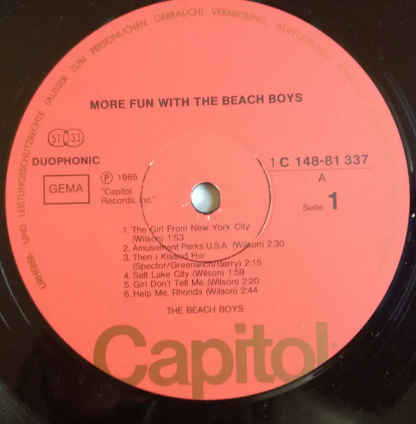 The Beach Boys – More Fun With The Beach Boys (VG/VG) – 2xLP, DE - Image 4