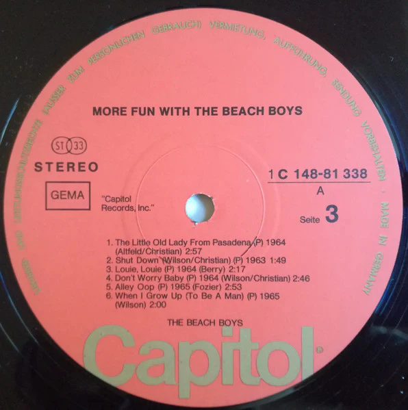 The Beach Boys – More Fun With The Beach Boys (VG/VG) – 2xLP, DE - Image 6