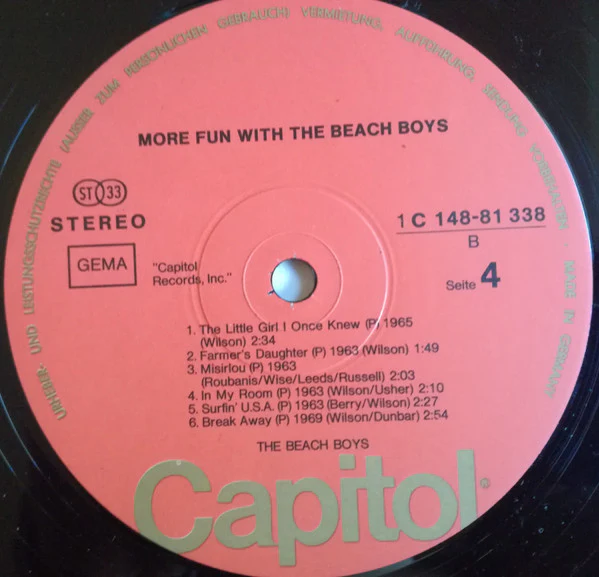 The Beach Boys – More Fun With The Beach Boys (VG/VG) – 2xLP, DE - Image 7