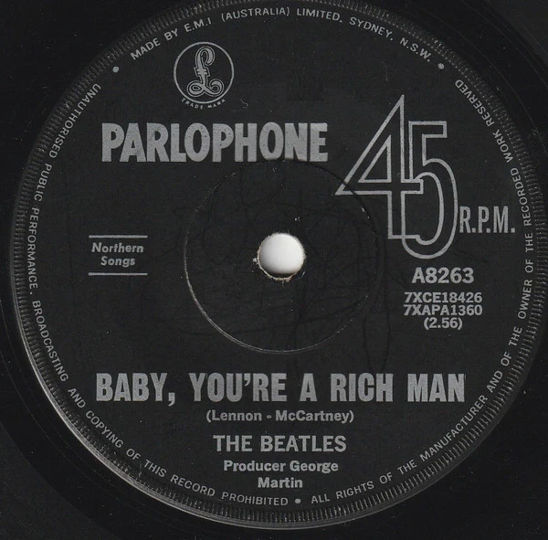 The Beatles – All You Need Is Love (VG/Generic) – 7", AU 1967 - Image 2