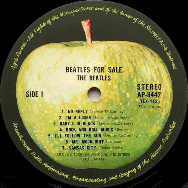 The Beatles – Beatles For Sale (E/VG+) – LP, JP 1970, No OBI - Image 5
