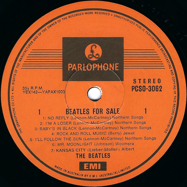 The Beatles – Beatles For Sale (VG/VG) – LP, AU 1978 - Image 3