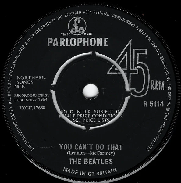 The Beatles – Can't Buy Me Love (VG/Generic) – 7", UK 1964 - Image 2