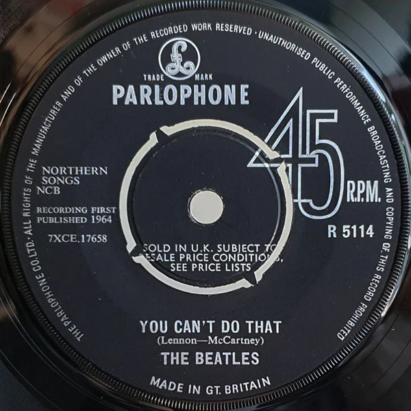 The Beatles – Can't Buy Me Love (VG/Generic) – 7", UK 1964 - Image 6