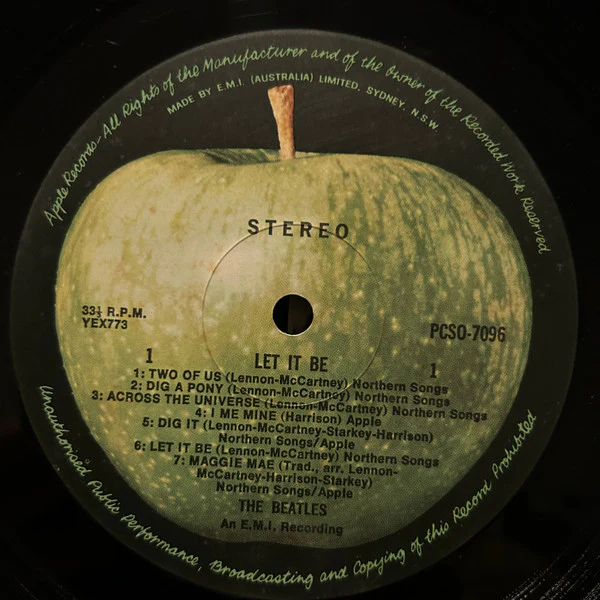 The Beatles – Let It Be (VG/VG+) – LP, AU 1970 - Image 3