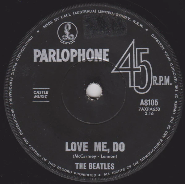 The Beatles – Love Me, Do (VG/Generic) – 7", AU 1964