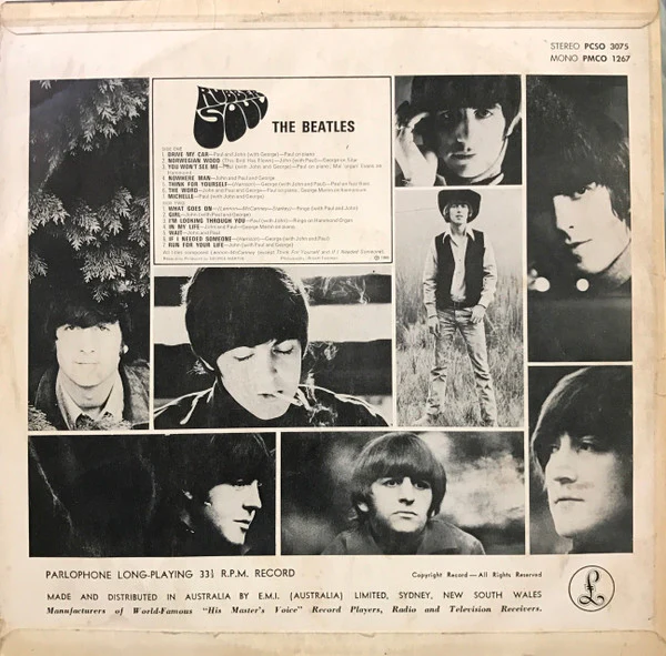 The Beatles β Rubber Soul (G+/VG) β LP, AU 1966 - Image 2