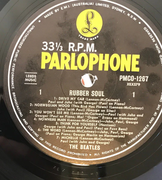 The Beatles β Rubber Soul (G+/VG) β LP, AU 1966 - Image 3