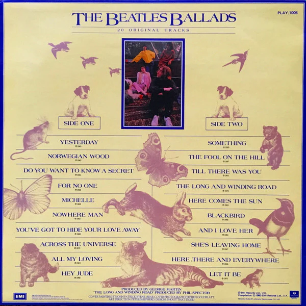 The Beatles – The Beatles Ballads (VG+/VG+) – LP, AU 1981 - Image 2