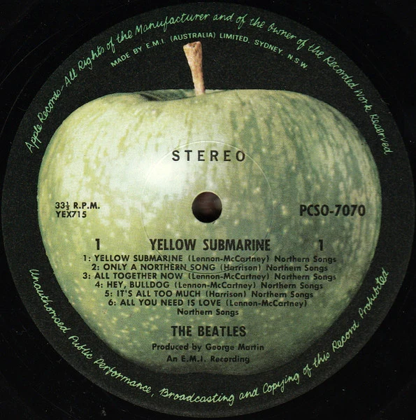 The Beatles – Yellow Submarine (VG+/VG+) – LP, AU 1978 - Image 3