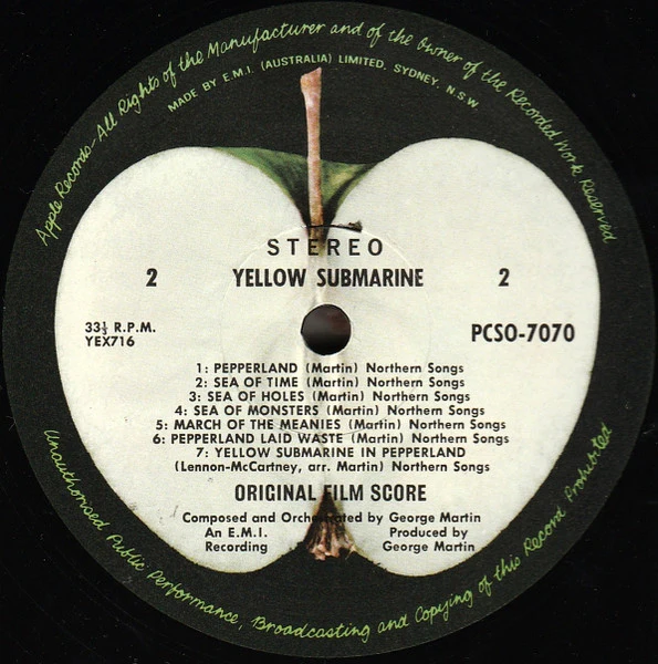 The Beatles – Yellow Submarine (VG+/VG+) – LP, AU 1978 - Image 4
