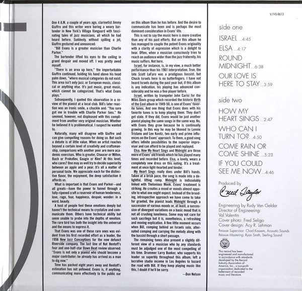 The Bill Evans Trio – Trio '65 (VG+/E) – LP, Worldwide 2022 - Image 3