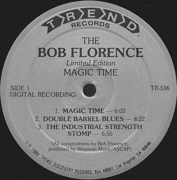 The Bob Florence Limited Edition – Magic Time (VG+/VG+) – LP, US 1984 - Image 3