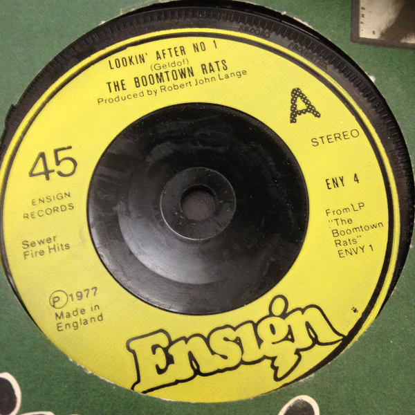 The Boomtown Rats – Lookin' After No. 1 (VG+/Generic) – 7", UK 1977