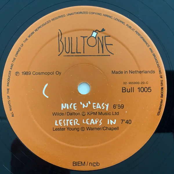 The Bullworkers – Club Jam Sessions Live (NM/VG+) – 2xLP, FI 1989 - Image 7