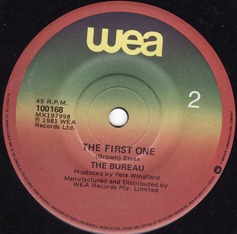 The Bureau – Only For Sheep (VG+/Generic) – 7", AU 1981 - Image 2