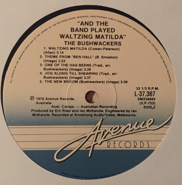 The Bushwackers – And The Band Played Waltzing Matilda (VG+/VG+) – LP, AU 1980 - Image 4