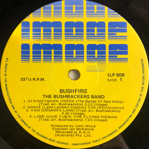 The Bushwackers – Bushfire (VG+/VG+) – LP, AU 1978 - Image 4