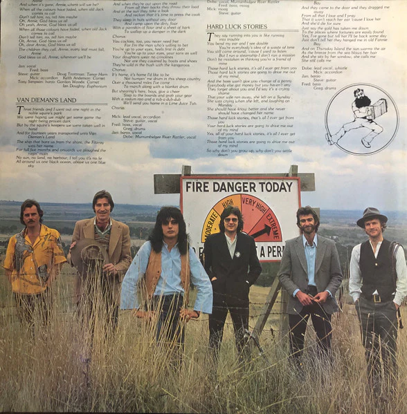 The Bushwackers – Bushfire (VG+/VG+) – LP, AU 1978 - Image 7