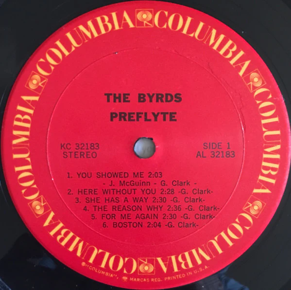 The Byrds – Preflyte (VG+/VG+) – LP, US 1973 - Image 3