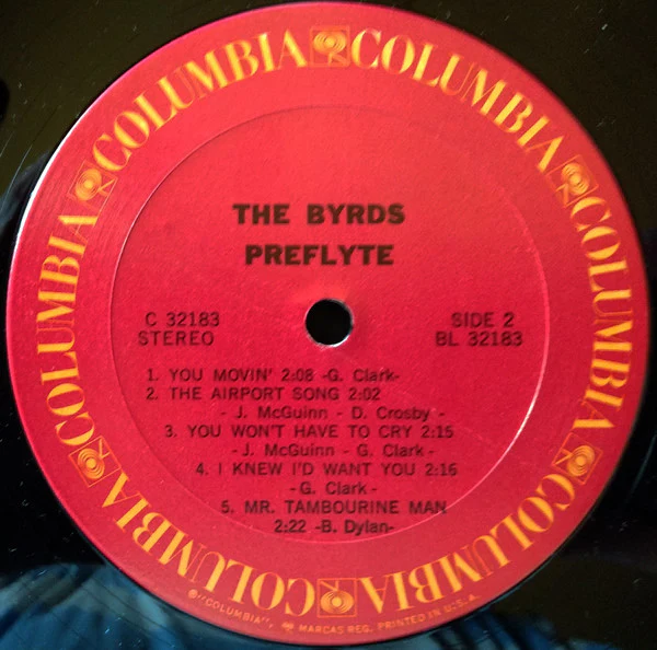 The Byrds – Preflyte (VG+/VG+) – LP, US 1973 - Image 4