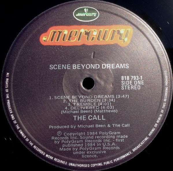 The Call – Scene Beyond Dreams (NM/VG+) – LP, Australasia 1984 - Image 3
