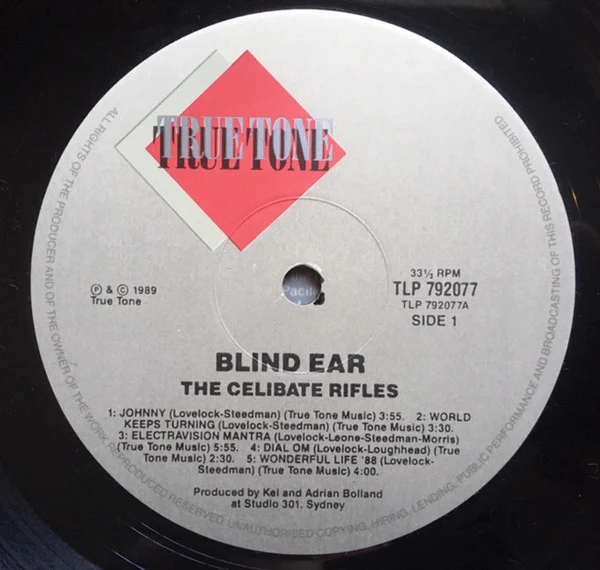 The Celibate Rifles – Blind Ear (VG+/VG+) – LP, AU 1989 - Image 3