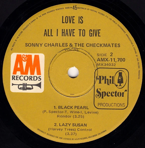 The Checkmates LTD. – Love Is All I Have To Give (VG+/VG+) – 7", AU 1970 - Image 4