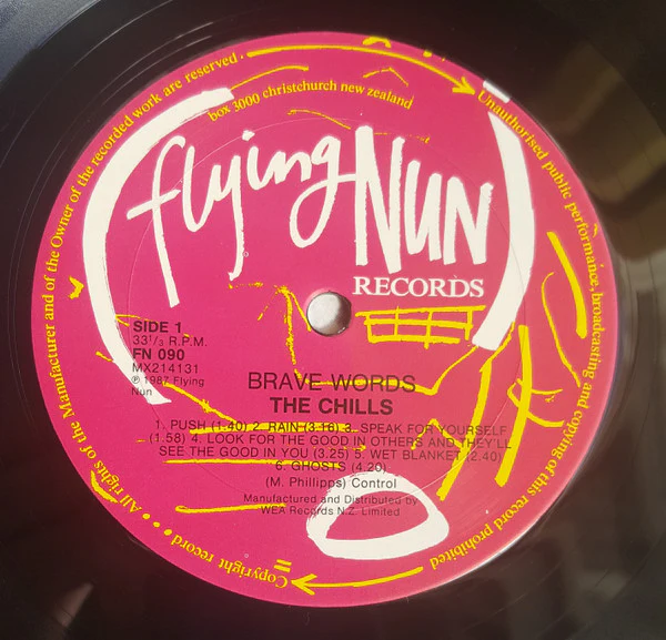 The Chills – Brave Words (G/VG+) – LP, NZ 1987 - Image 5