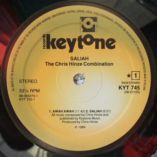 The Chris Hinze Combination – Saliah (VG/VG) – 2xLP, NL 1984 - Image 3