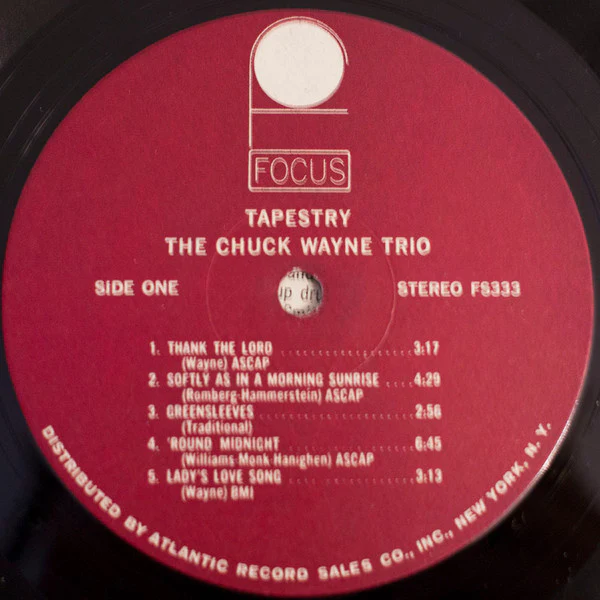 The Chuck Wayne Trio – Tapestry (E/VG+) – LP, US 1964 - Image 3