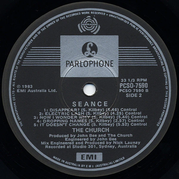 The Church – Seance (VG+/VG+) – LP, AU 1983 - Image 4