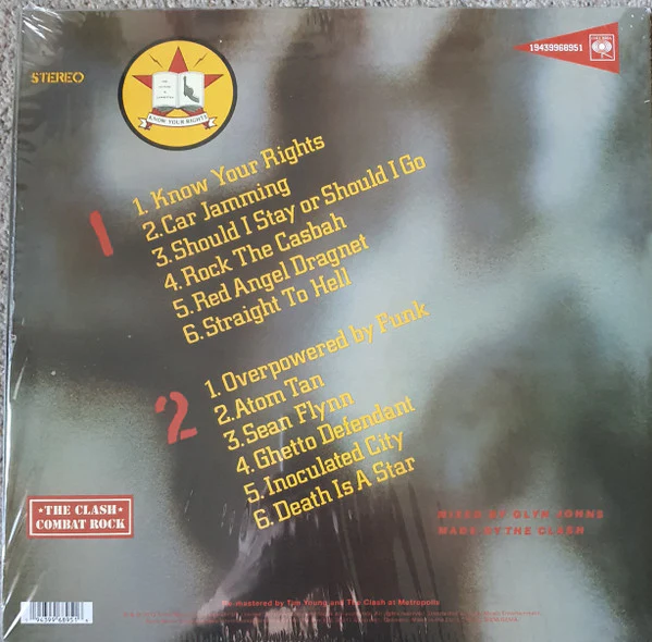 The Clash – Combat Rock (M/NM) – LP, EU 2022 - Image 2