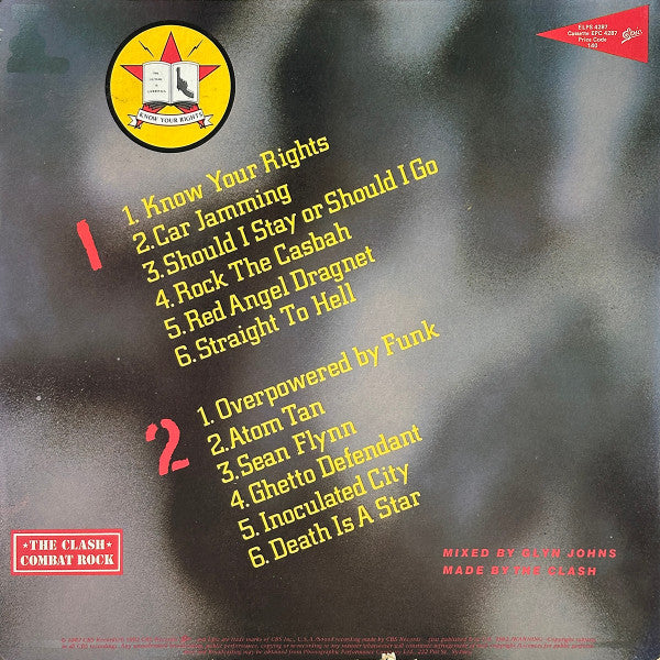 The Clash – Combat Rock (VG+/VG+) – LP, AU 1982 - Image 2