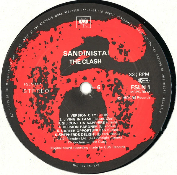 The Clash – Sandinista! (E/VG+) – 3xLP, UK 1980 - Image 10