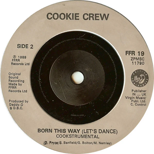 The Cookie Crew – Born This Way (Let's Dance) (VG/VG+) – 7", UK 1989 - Image 4