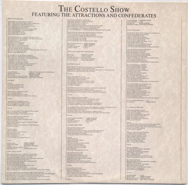 The Costello Show, The Attractions, The Confederates – King Of America (E/E) – LP, AU 1986 - Image 5