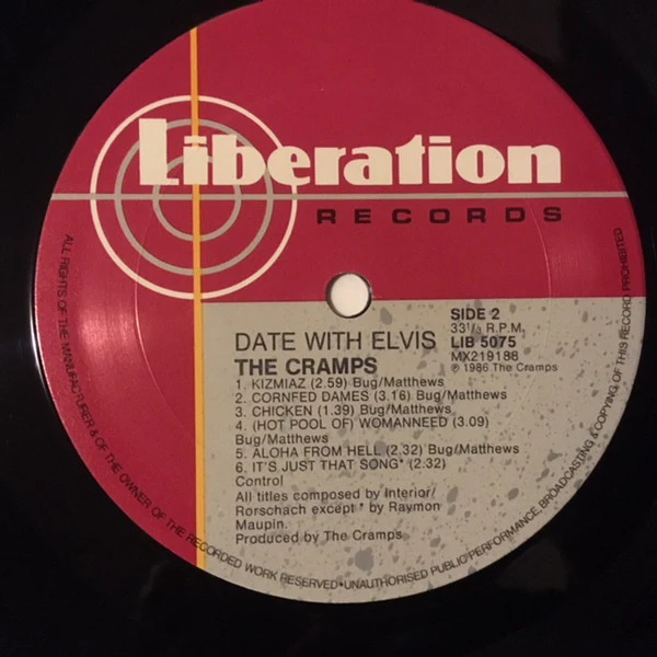 The Cramps – A Date With Elvis (VG/VG) – LP, AU - Image 4