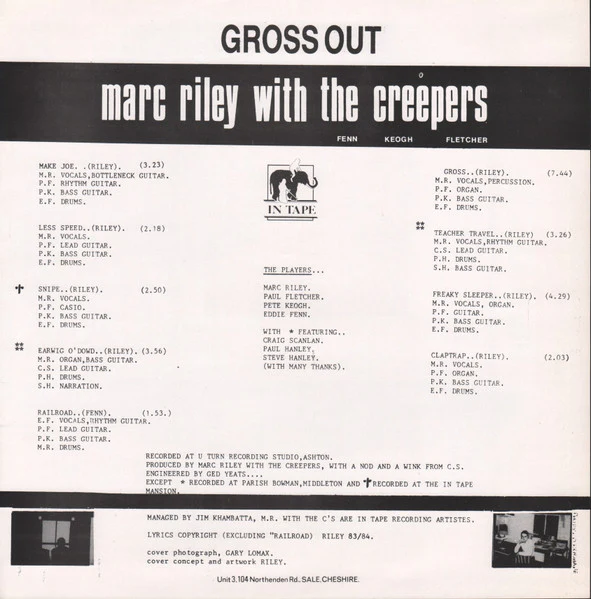 The Creepers – Gross Out (E/VG+) – LP, UK 1984 - Image 4