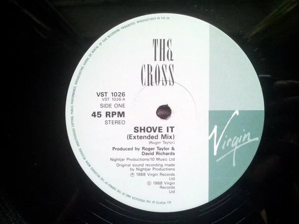The Cross – Shove It! (VG/VG+) – 12", UK 1988 - Image 3