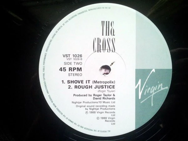 The Cross – Shove It! (VG/VG+) – 12", UK 1988 - Image 4